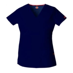 FILIPINA MÉDICA DICKIES PARA DAMA MANGA CORTA MOCK WRAP