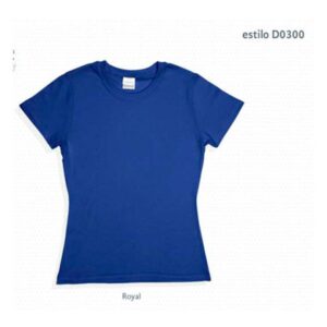 PLAYERA CUELLO REDONDO PARA DAMA D0300