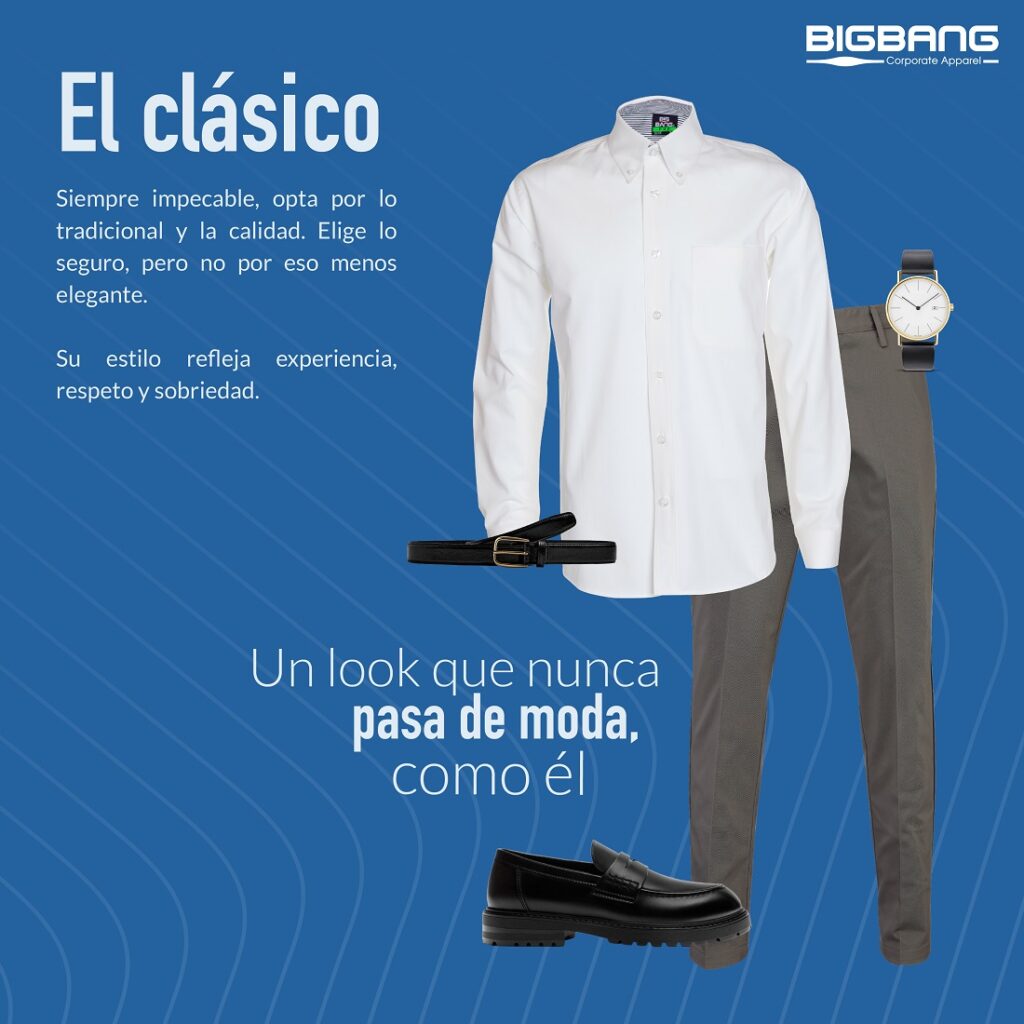 Papá clásico: elegancia atemporal