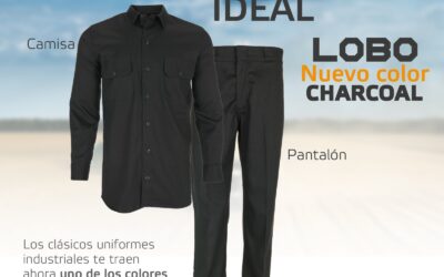 Uniformes industriales en color charcoal: Pantalón y camisa