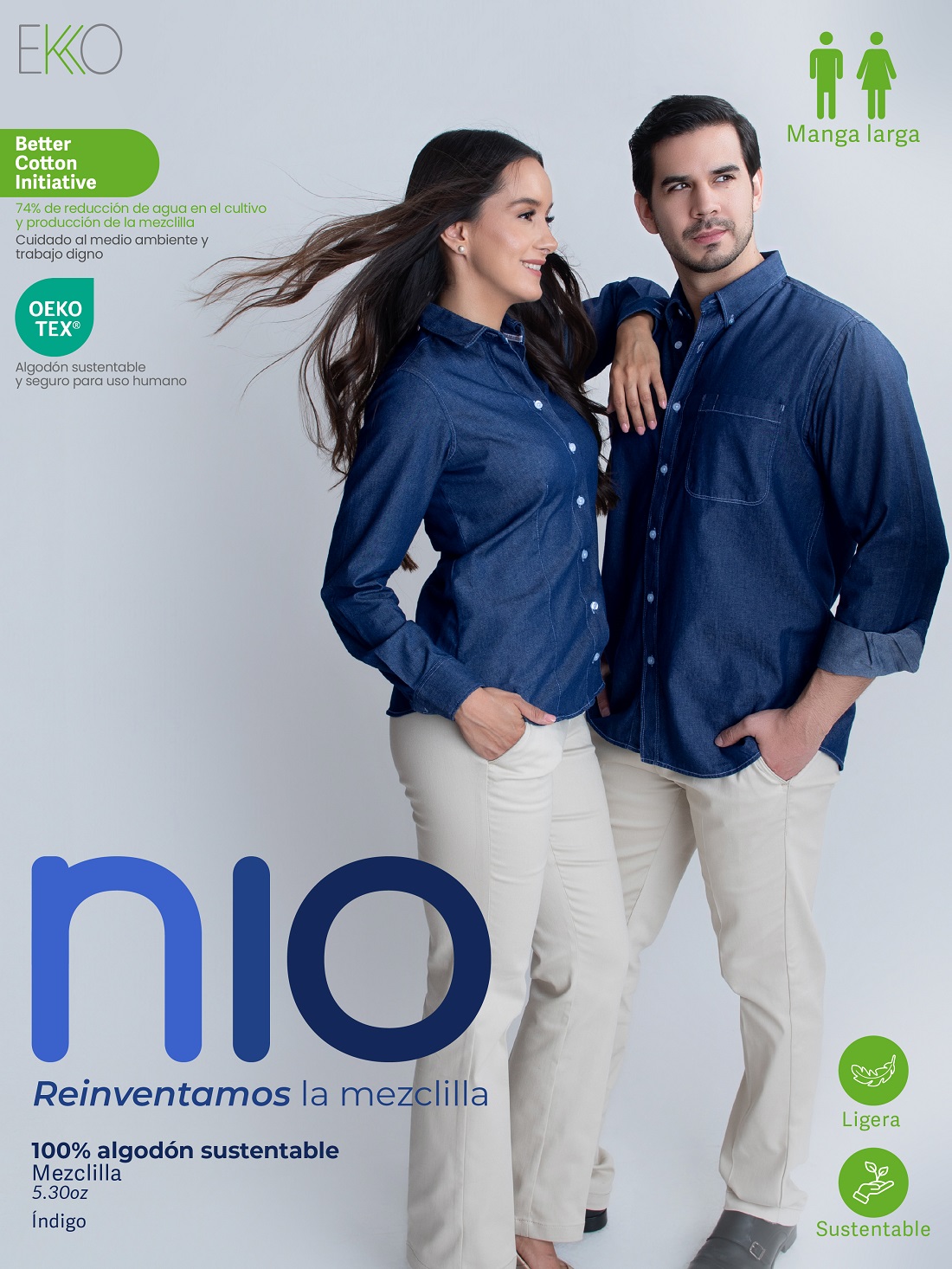 Camisas de mezclilla para empresas: La tendencia de NIO