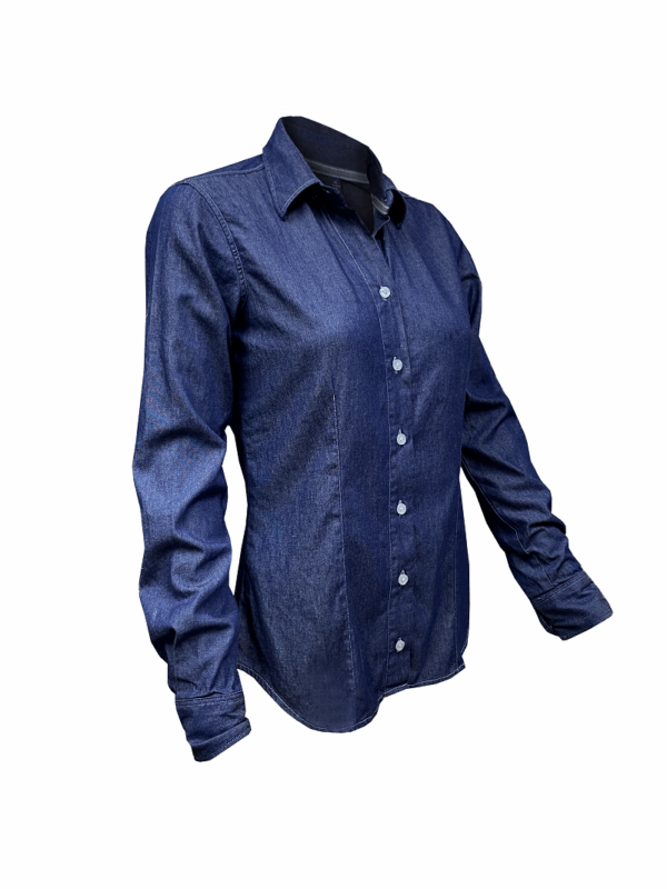 BLUSA DE MEZCLILLA EKKO NIO PARA CABALLERO MANGA LARGA - Imagen 2