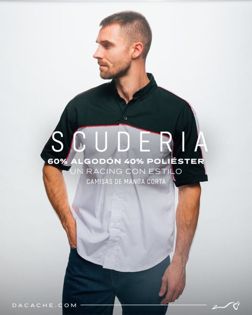 Camisas Scuderia: estilo racing para tus trabajadores